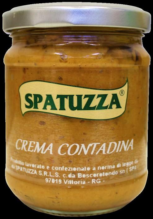 500 CREMA CONTADINA Patate,olio di semi di girasole,olive verdi,pomodoro secco,