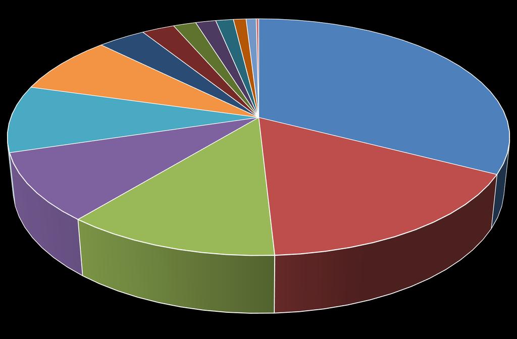 LifeVest in Italia: indicazioni MI* 8% MYC 4% GEN 2% CHF 2% CAGB 1%