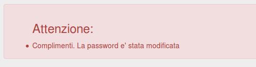 utente (seguire le indicazioni fornite dal software per la generazione). Dopo aver completato l inserimento, cliccare sul tasto CONFERMA.