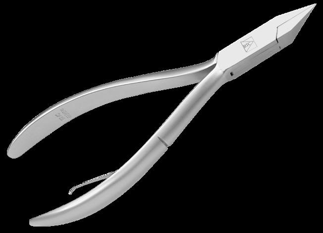 PEDICURIST NAIL NIPPERS, surgical stainless steel.