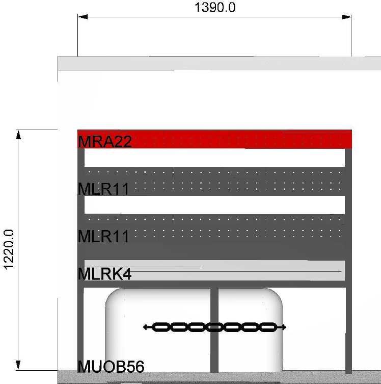 Fiat Ducato L1 Versione Medium + Pavimento Descrizione Quantità scaffale con 2 divisori 2 tappetino antiscivolo 3 coppia adattatori per scaffale 2 vaschetta superiore con 2 divisori 1 copripassaruota