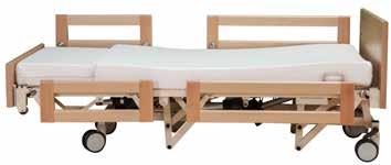 Il paziente può rimanere a letto nella posizione abituale, mentre la superfice dello stesso viene inclinata.