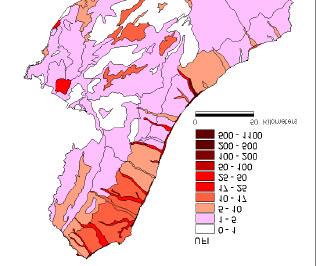 Esempio di valutazione di indicatori di frammentazione da urbanizzazione lineare nell area appenninica centrale Indicatori della frammentazione provocata dagli oggetti insediativi La