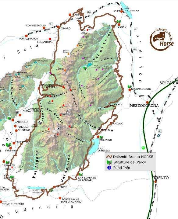 4.34 Dolomiti di Brenta Horse Definizione tracciato con operatori Individuazione