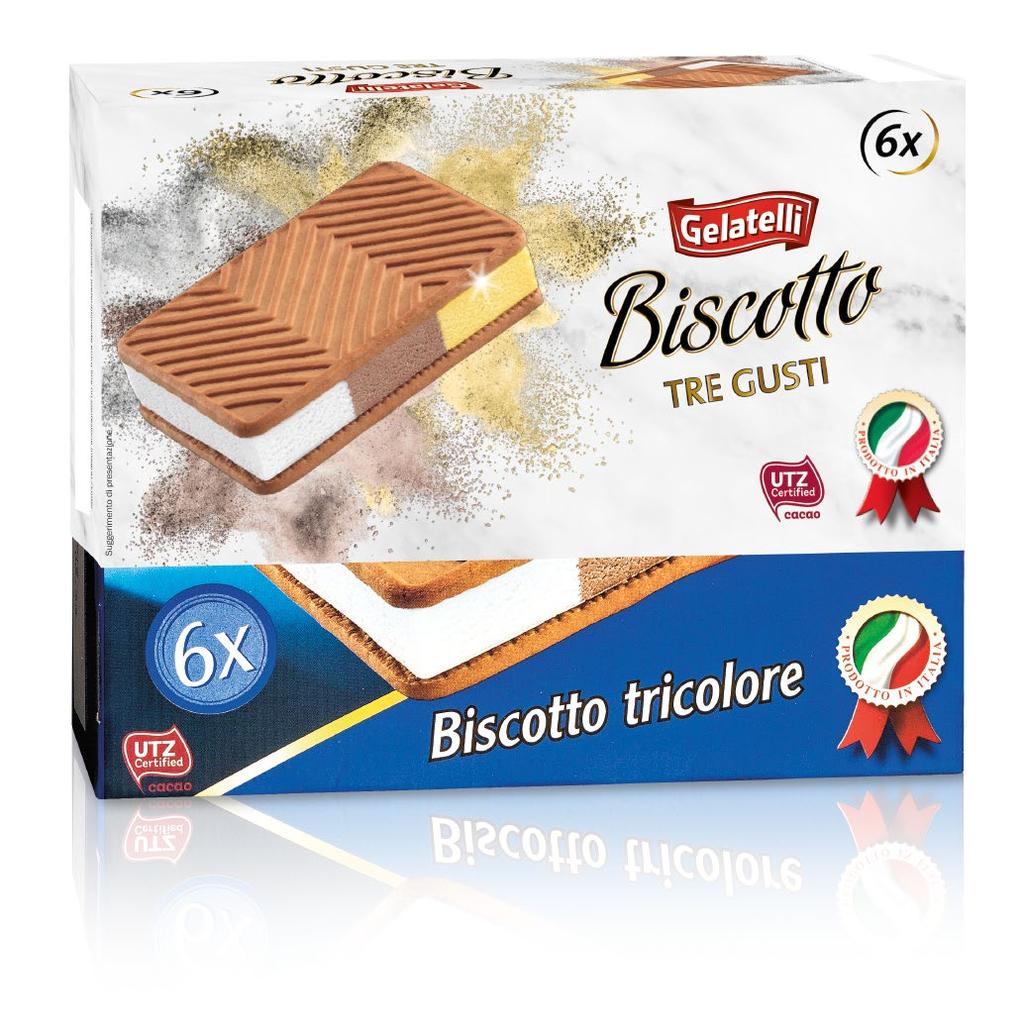 racchiuso tra due biscotti 6x 80 g confezione 4.