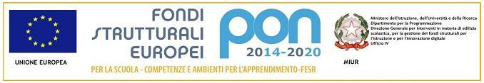 Prot. N. 2107/ IV.2.1 del 29/03/2019 ALL ALBO E SITO WEB DELL ISTITUTO Fondi Strutturali Europei Programma Operativo Nazionale Per la scuola, competenze e ambienti per l apprendimento 2014-2020.