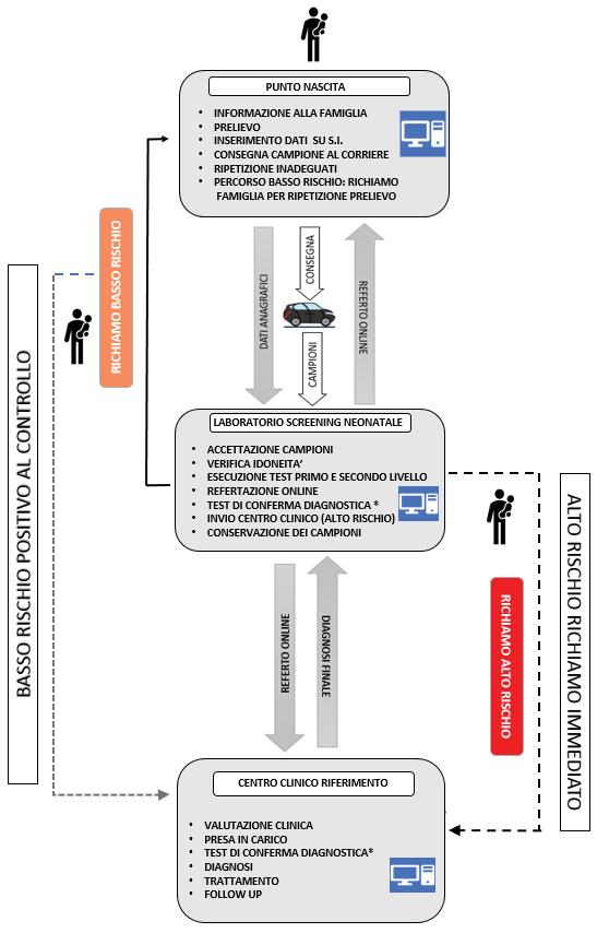 Segue ALLEGATO 2 - ORGANIZZAZIONE DELLO SCREENING NEONATALE ESTESO: NODI E