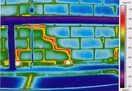 L Una verifica termografica permette di evidenziare DIFETTI negli elementi che