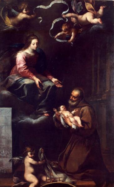 MADONNA CON GESU' BAMBINO E SAN FELICE DA CANTALICE Nuvolone Carlo Francesco Link risorsa: http://www.lombardiabeniculturali.