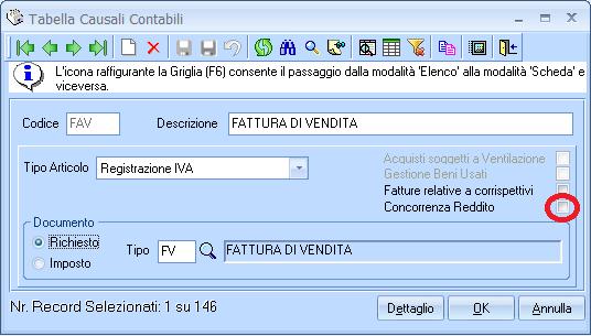 L utente al momento può procedere alle registrazioni in Prima Nota, mentre per gli aspetti fiscali di determinazione del reddito saranno definiti con i prossimi aggiornamenti attraverso l opportuna