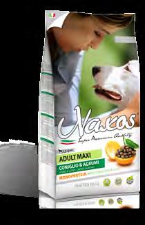 TOP BRAND Naxos is the Super Premium line for dogs which is designed by Adragna to meet the nutritional needs of dogs of all sizes and ages.