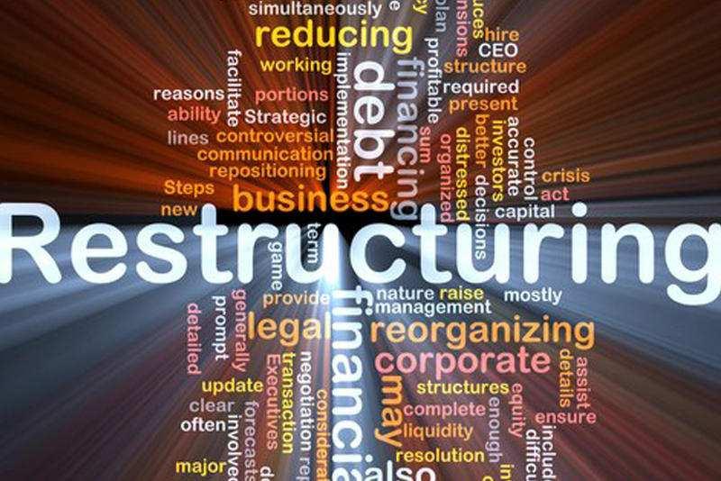 Le strategie di risanamento: la ristrutturazione organizzativa L azione organizzativa si