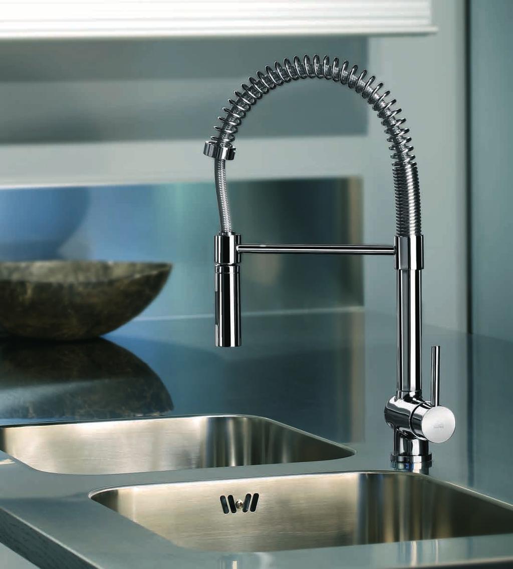 stick SK 179 Miscelatore lavello PROFESSIONAL con doccetta ABS Minimal 2 getti PROFESSIONAL one-hole sink mixer with two-spray ABS Minimal hand-shower SK 176 Miscelatore lavello Professional con