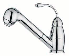 42 lavelli monoforo doccia estraibile one hole sink with