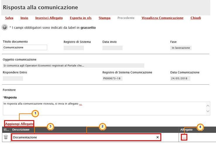 Per maggiori dettagli, consulta il paragrafo Caricamento di un file del manuale Funzionalità