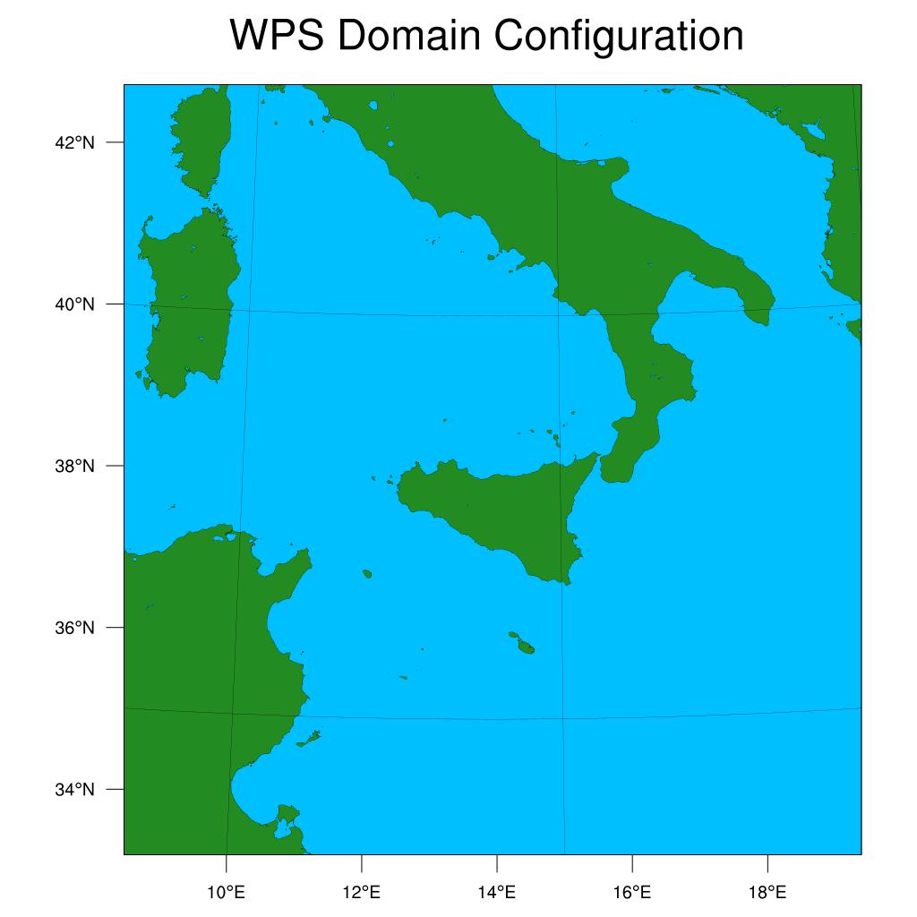 LE PRIME USCITE DEL WRF SICILIA 9 km grid spacing 39