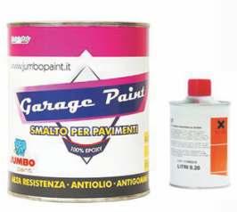 UNA SOLUZIONE VINCENTE GARAGE PAINT TWO 2K per soluzioni professionali, opifici e grandi fabbriche ideale per superfici e pavimenti industriali GARAGE PAINT ONE