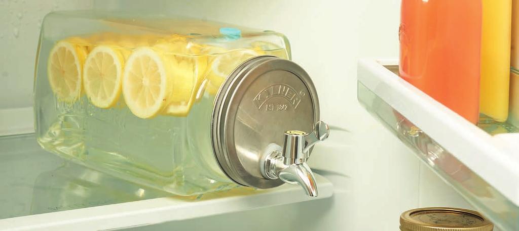 001 Dispenser da frigo ideale per mantenere le bevante fresche più a lungo, dai succhi all'acqua ghiacciata.