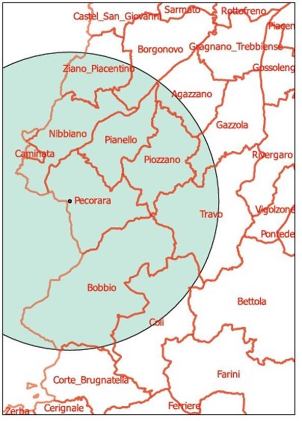 PROVINCIA DI PIACENZA PC1: Osservatorio astronomico nel Comune di Pecorara (PC) - località Lazzarello Riferimento: Gruppo astrofili di Piacenza info@astrofilipc.