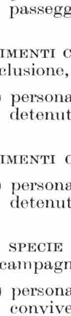 ... 0 STABLMENT CARCERAR NON MLTAR (crcri giudiziri, cs di rrsto, cs di r usion, rgstoi, stiimnti di pn spcii)...... A) prson dirttivo di sorvginz.... B) dtnuti.... 0.... STABLMENT CARCERAR MLTAR (crcri, rcusori, stiimnti di pn).