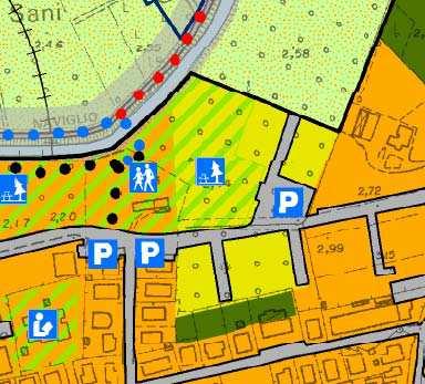 coerenza con quanto previsto nel PRG previgente e nel PUA in corso di realizzazione, e indicazione della stessa come dotazione