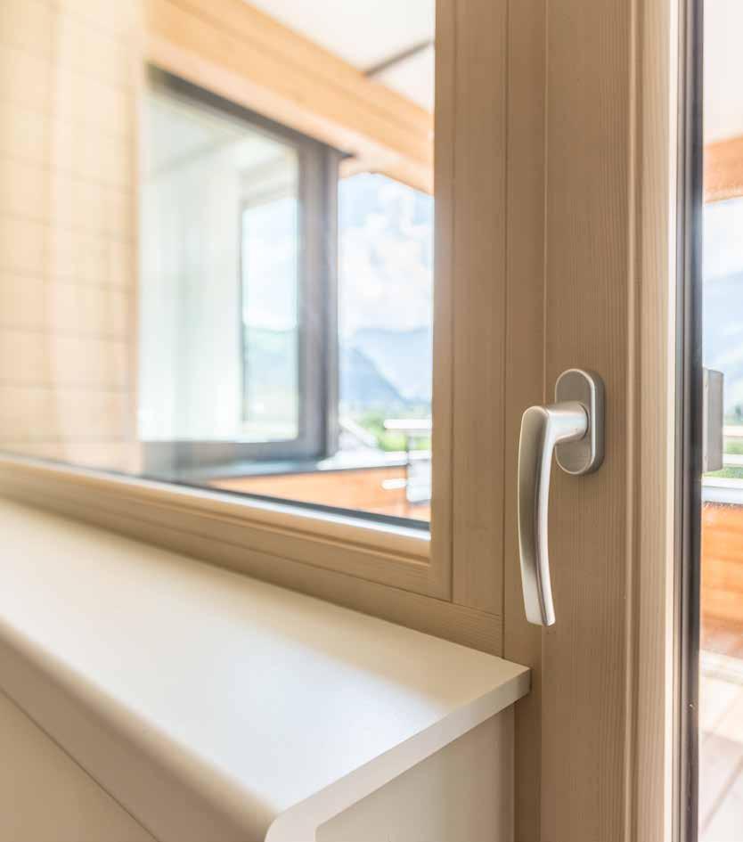 LA SELEZIONE NORDFENSTER Finestre in legno e alluminio Soluzioni su misura che combinano finestre, sistemi di oscuramento e accessori di elevata qualità a un montaggio che