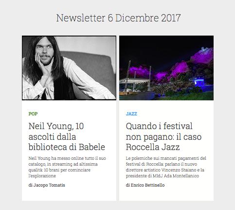 NEWSLETTER gdm FORMATI NEWSLETTER inviata alla