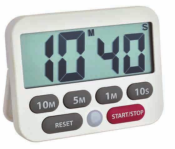 Sveglia con suoneria crescente Timer Cronometro Alimentazione: 1 batteria CR2032 (inclusa) Dimensione: 59 x 14 x 42 mm