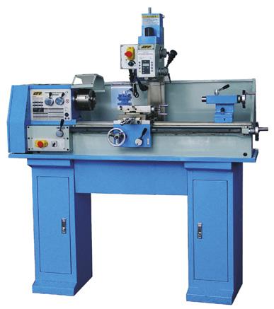 Basamento. TORNI/FRESATRICI LATHES/MILLING MACHINES LATHE WITH MILLING HEAD Hardened and ground "V" guides. Spindle shaft supported by high precision bearings. Possibility of threading.