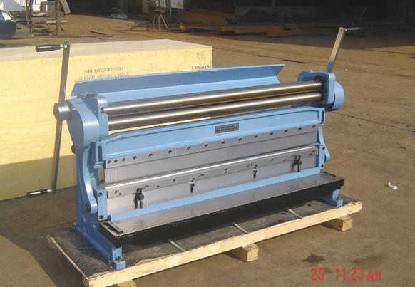 PER LA LAMIERA SHEET METAL MACHINES 3 IN 1 - CALANDRE-CESOIE-PIEGATRICI 3 IN 1 - ROLLING-SHEARING-BENDING MACHINES ART.