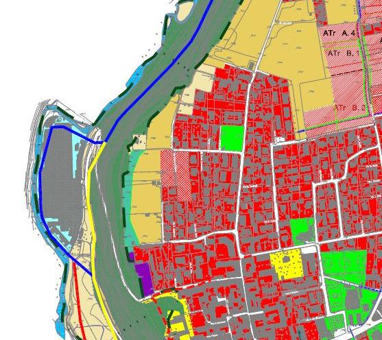 STRALCIO PGT o PRG E PTCP Piano Regolatore Generale, se ancora vigente Data di approvazione Descrizione delle previsioni che insistono sull area censita Stralcio delle mappe rilevanti Piano di