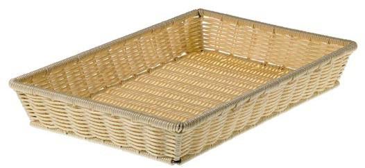 CM 44 * 6609 - CESTA POLIRATTAN TONDA Ø CM