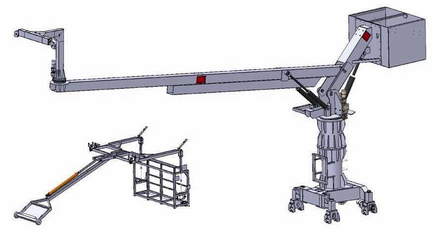 GPI007 Cesta: Peso: 14000 kg Dimensioni: 3600x600x1055 mm Materiale: alluminio Portata massima: 120 kg (1 operatore + carico) Protezione perimetrale 2 distanziali di protezione Segnalazione di