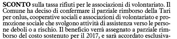 : 50 Sezione: WELFARE Tiratura: 109.