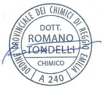 008/re/005 del registro Regione Emilia Romagna dei laboratori abilitati a svolgere analisi nell'ambito delle procedure di autocontrollo delle imprese alimentari (riconoscimento con