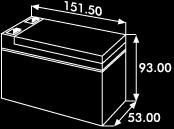 , Imballo: Scatola da 20 pezzi 12V - 7,0Ah / 7,2Ah - AGM #[BP12-7,0/7,2/7,5]Batterie
