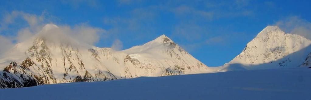 Da sinistra: il Norway Peak, il Finland