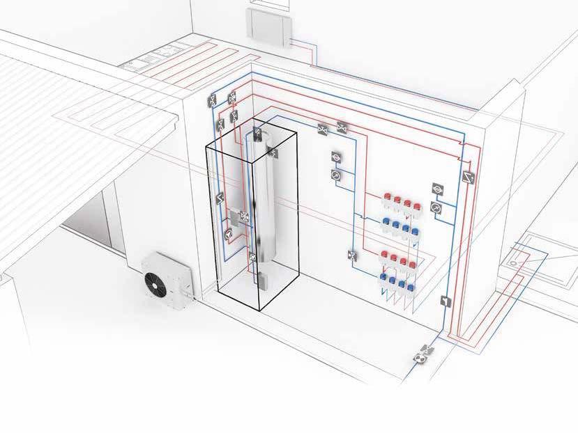 I SISTEMI ELFOSystem SPHERA-T Comfort Abitazioni monofamiliari a fabbisogno medio basso COMPONENTI DELL IMPIANTO