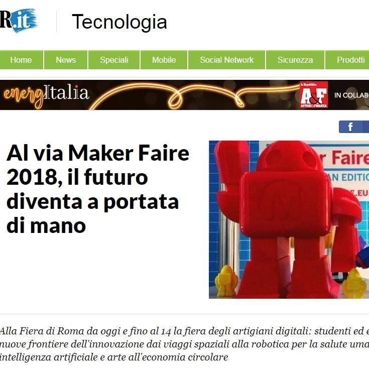 servizi TV su Maker Faire Rome*