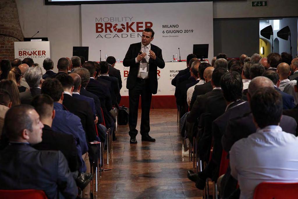 FORMAZIONE E AGGIORNAMENTO L edizione 2019 di Mobility Broker Academy è stata caratterizzata da un programma ricco di seminari di grande interesse per i mobility broker, ovvero per chi opera da