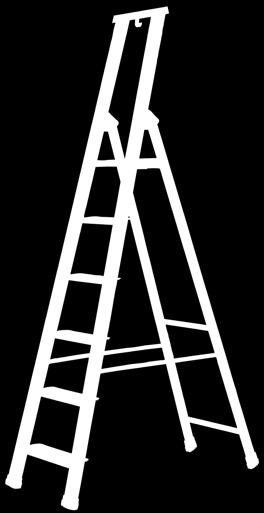 Scale in alluminio SUPERISSIM Scala apribile SCLE IN LLUMINIO Scala apribile di tipo industriale idonea anche per uso domestico, gradini con superficie antiscivolo, piattaforma ribaltabile