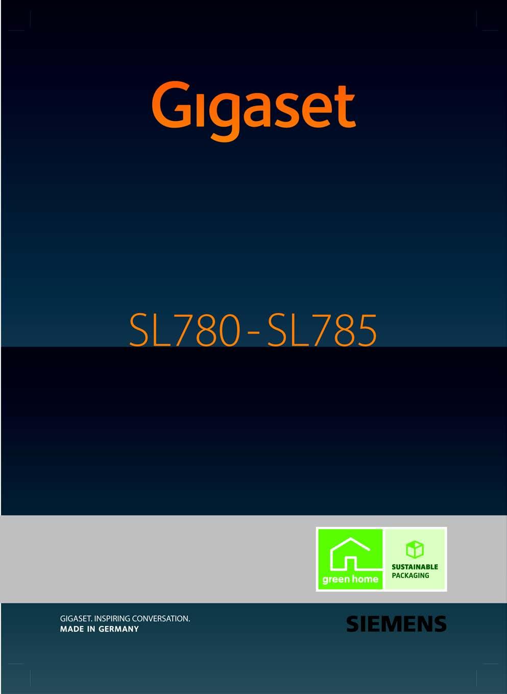 Congratulazioni Acquistando un prodotto Gigaset avete scelto un marchio estremamente sensibile ed attento alle tematiche della