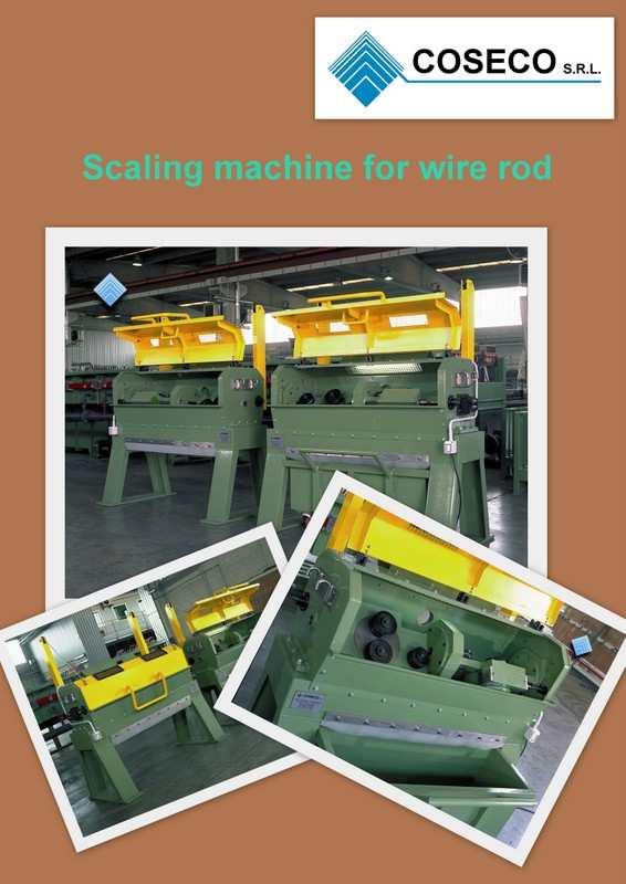 Macchine per la lavorazione filo vergella Machines for working wire rod