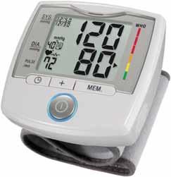 BRACCIO X-LIFE 32926 MISURATORE POLSO X-LIFE Sfigmomanometri affidabili e precisi per misurazioni rapide e facili con funzioni innovative: - indicatore IHB di frequenza cardiaca irregolare -