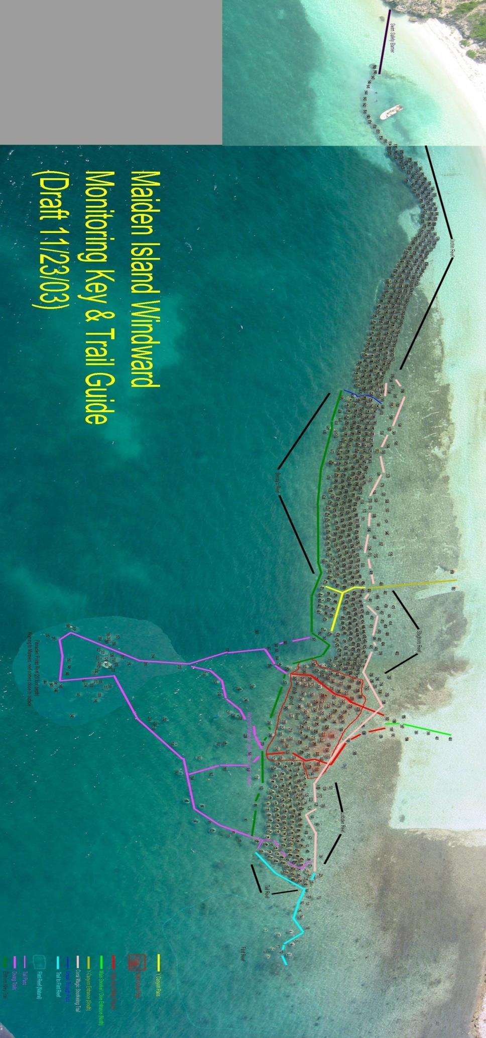 MAIDEN ISLAND (Antigua) 1000 moduli su 5 file ed una complessa attività di bio-progettazione L opera Circa Alcuni largo 5000 moduli della aveva nuove sono barriera