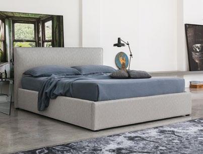 MELBOURNE COD. BD456 6H66 6H08 6H24 LETTO MATRIMONIALE IMBOTTITO IN MORBIDO SOFT TOUCH VINTAGE.