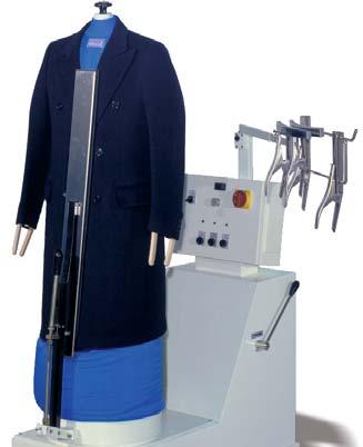 Automatic dummy for wet shirts and