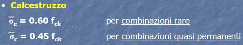 a pericolo di fessurazione, la verifica in esercizio