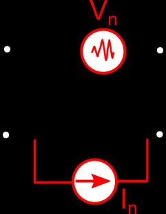 Calcolo del umore Modelli equivalenti di rumore dei resistori dv df n di df n k T B kt B Calcoliamo il rumore all uscita passa-basso.