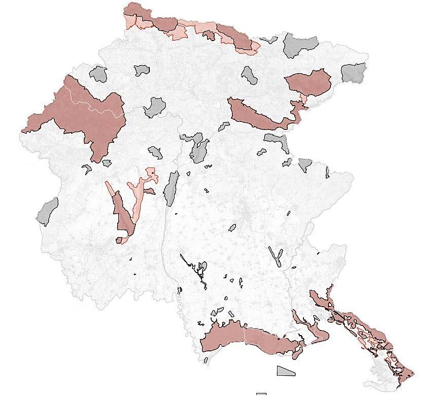 Rete Natura 2000 19% del territorio regionale Direttive comunitarie